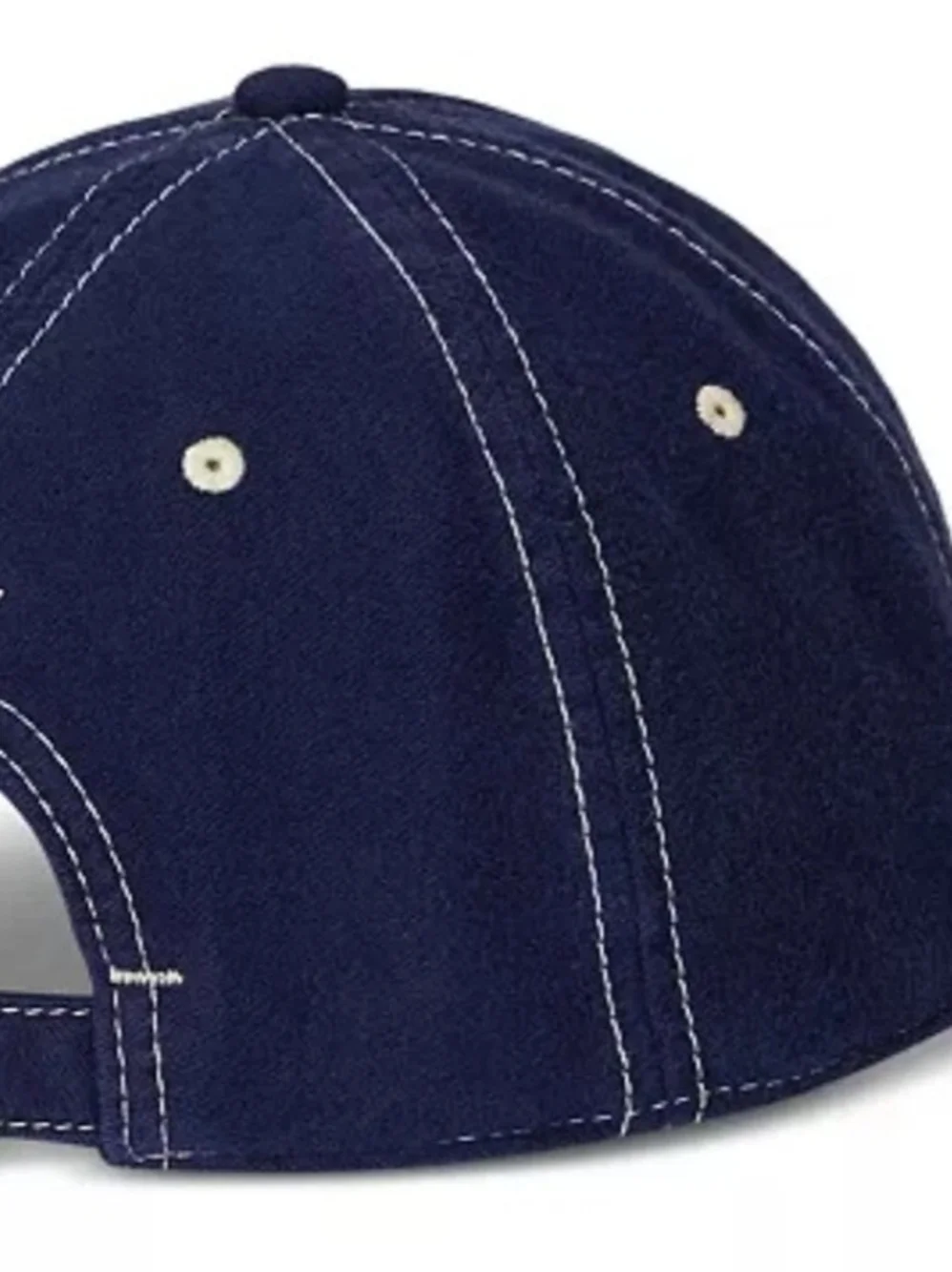 Polo Ralph Lauren Men's Felt-Patch Chamois Ball Cap Color Navy One Size